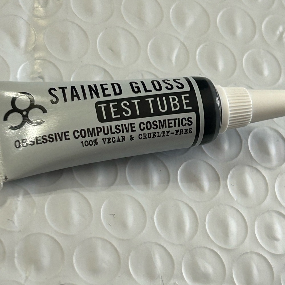 OCC Lip Tar Mini Little Black Dress (sheer glossy black) vegan cruelty free